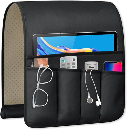 TV Remote Control Holder Couch Caddy, Non-slip Bedside Caddy Organizer by WETRBWEH