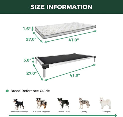 FXW TitanNest Chew-Proof Elevated Dog Bed, Raised Cot - Image 6