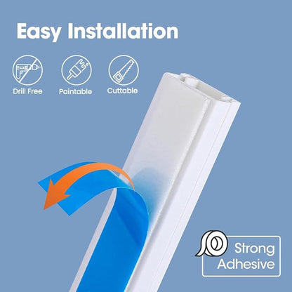 315in Cord Hider Kit, Paintable Cable Raceway, Cord Covers - Image 3