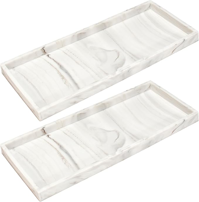 DNC Silicone Bathroom Tray for Counter, Kitchen Sink Soap Tray for Dish Holder by LetsLiveBetter