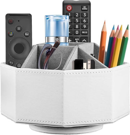 YAPISHI Swivel Remote Control Holder, 9 Rooms Desk Organizer and Decorations by YAPISHI