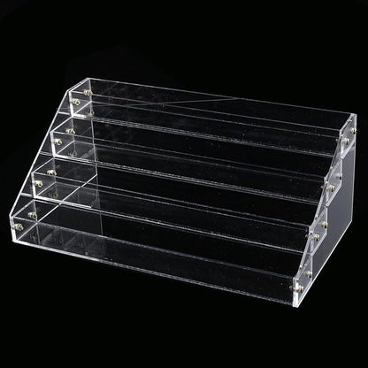 Acrylic Nail Polish Organizer 4 Tier Transparent Makeup Display Stand Storage by Unknown
