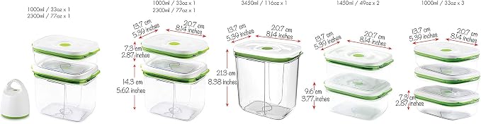 FOSA Reusable Extra Large Vacuum Seal Container - Image 3