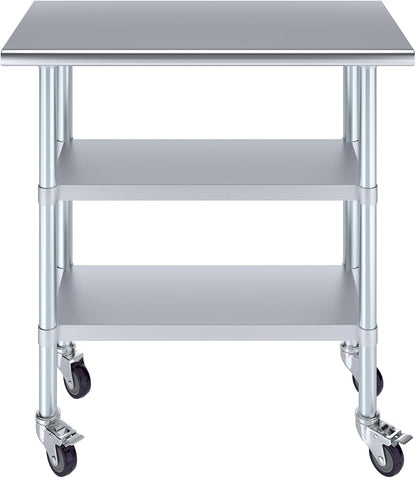 AmGood Stainless Steel Work Table - Image 2