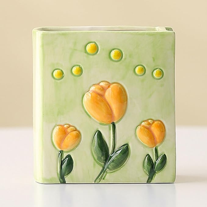 Book Vase Tulip Pencil Cup Pen Holder - Image 5