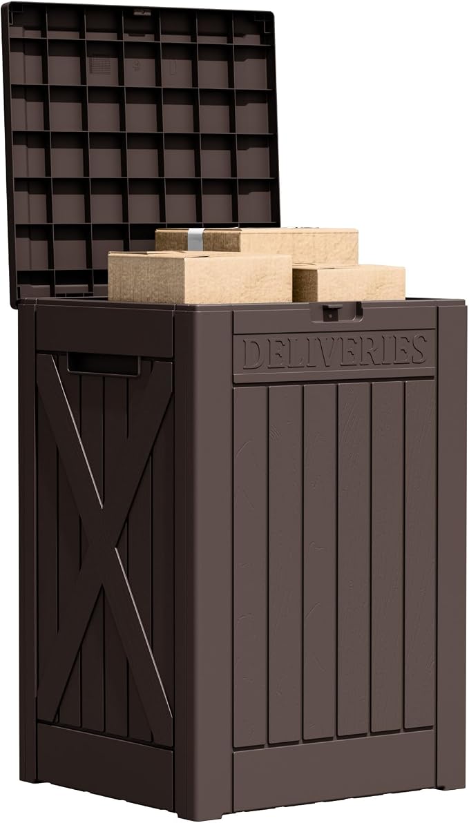 Flamaker 50 Gallon Deck Box, Package Delivery Storage Box by Flamaker