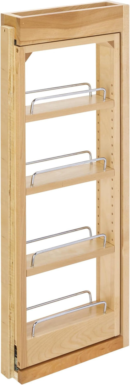 Rev-A-Shelf 3"W x 30"H Pullout Shelf Organizer by Rev-A-Shelf