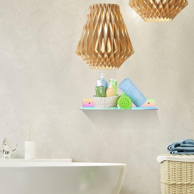Blulu 8 Pcs Acrylic Floating Shelf - Image 6