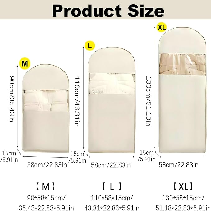Space Saving Hanging Garment Bag - Image 2