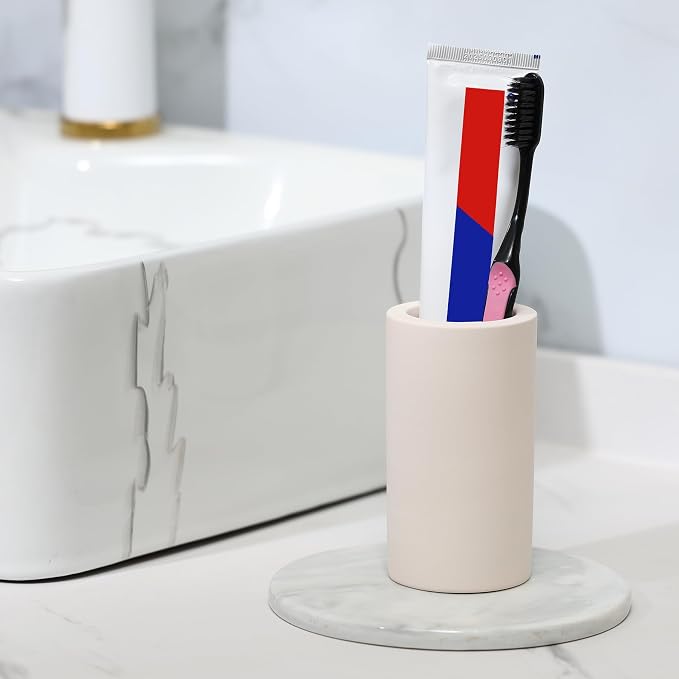 Diatomite Toothbrush Holder for Bathroom Sink, Countertop Organizer, Quick Dry - Image 9