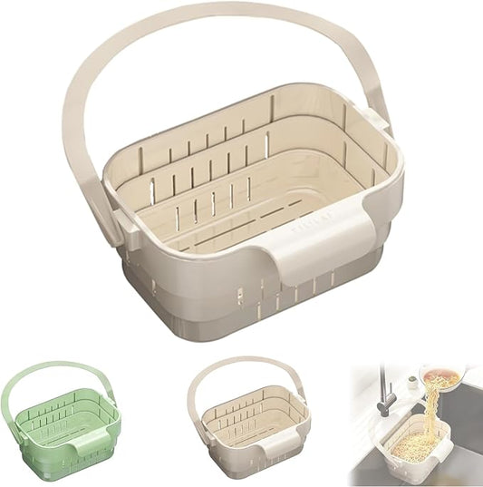 Foldable Hanging Kitchen Sink Drain Basket, No-Drill Hanging Food Catcher by Unknown