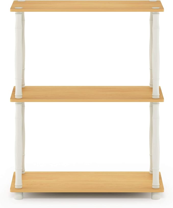Furinno Turn-N-Tube 3-Tier Compact Multipurpose Shelf Display Rack - Image 3