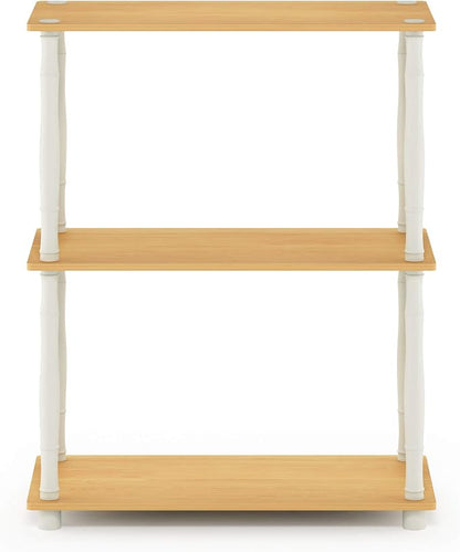 Furinno Turn-N-Tube 3-Tier Compact Multipurpose Shelf Display Rack - Image 3