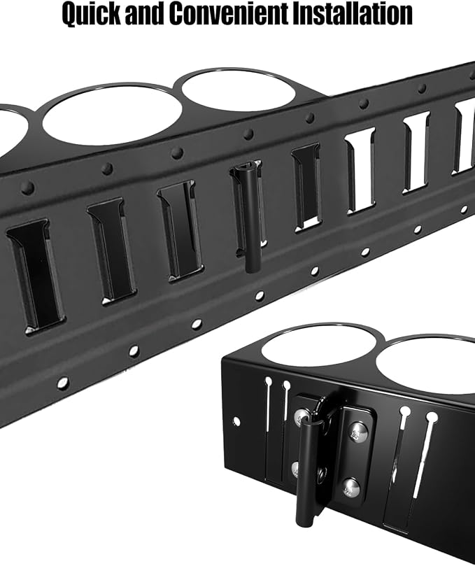 2 Pack E-Track Spray Bottle Holder, Heavy Duty Spray Can Rack - Image 3