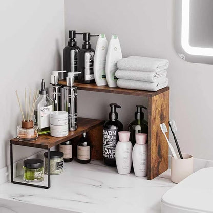 Kitchen Countertop Organizer, Spice Rack Cabinet Organizer Shelf Stackable - Image 6
