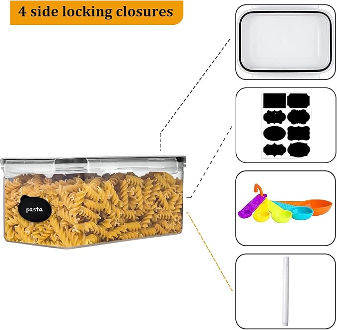 8 Pack Airtight Food Storage Containers - Image 4