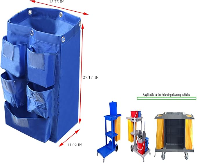 Replacement Janitorial Cart Bag - Image 2