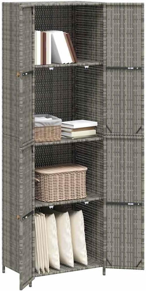 Garden Storage Cabinet, Tall Utility Shed - Image 4