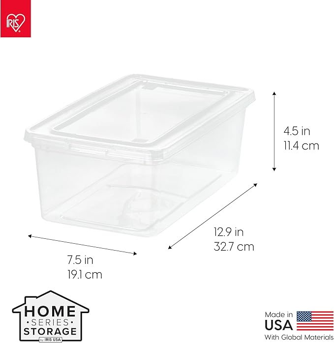 IRIS USA 20-Pack 6 Qt Storage Bins - Image 2