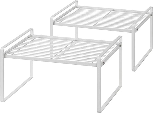 2Pack Kitchen Cabinet Shelf Counter Organizer Rack Pantry Storage Bathroom by Shantton