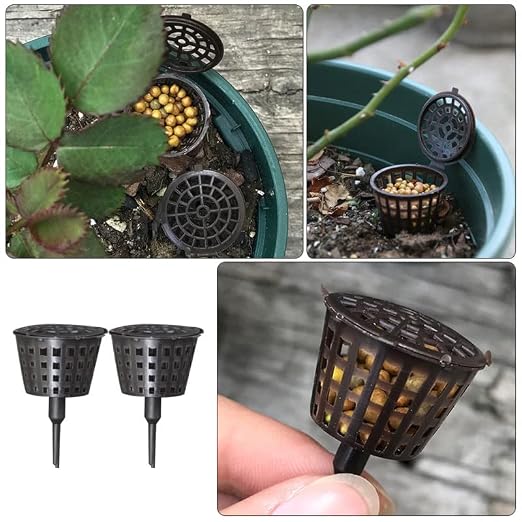 12 Pack Bonsai Fertilizer Pellets Basket Container Cactus Planting Nutrition - Image 3