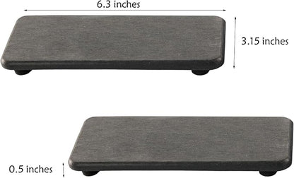 2 Pcs Water Absorbing Stone Trays, Kitchen/Bathroom Sink Soap Dish, Diatomite - Image 5
