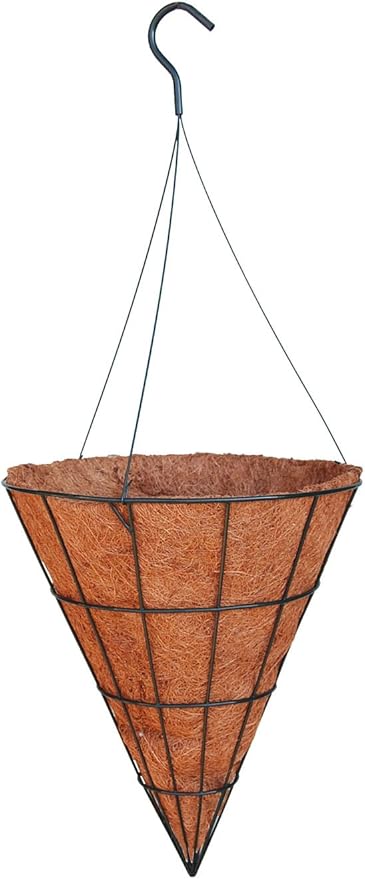 14" Cone Shaped Grower Hanging Basket by Topiary+Art+Works