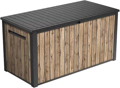 Outdoor Storage Box with Lockable Lid by Unknown