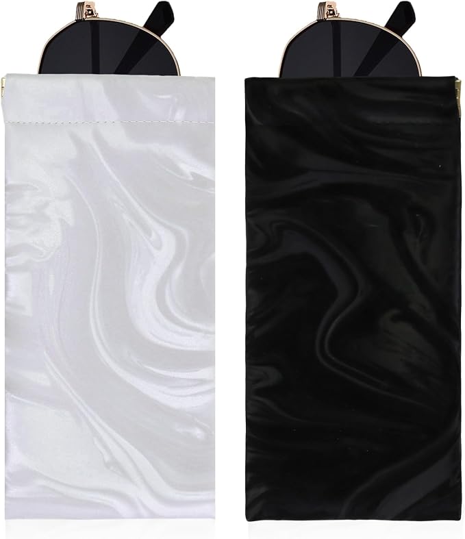 Double Eyeglass Case Soft Dual Glasses Case by FLYINGMAGE