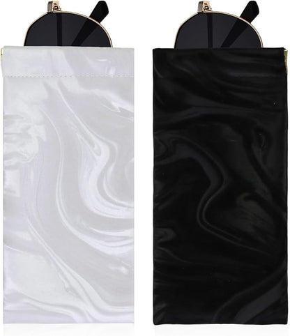 Double Eyeglass Case Soft Dual Glasses Case by FLYINGMAGE