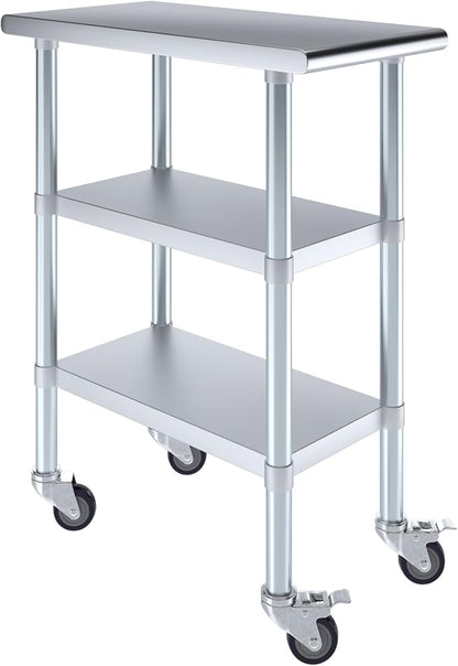 AmGood Stainless Steel Work Table by AmGood