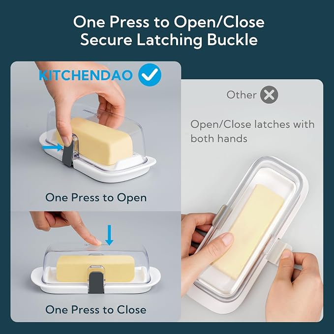 KITCHENDAO Airtight Butter Dish - Image 2