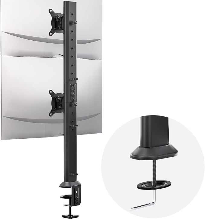 HEMUDU Dual Monitor Articulating Desk Mount Arm Stand by HEMUDU