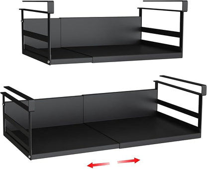 Expandable Under Cabinet Shelf Organizer by SHINEWON