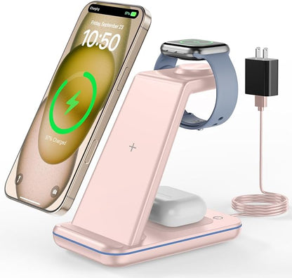 3 in 1 Wireless Charging, Wireless Charger Stand by ServeYouTheBest