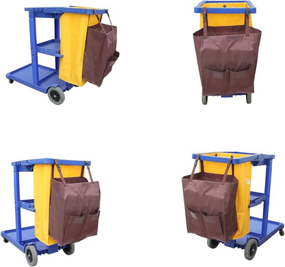 Multipurpose Housekeeping cart Bag Separate Storage Bag, Replacement Janitorial - Image 4