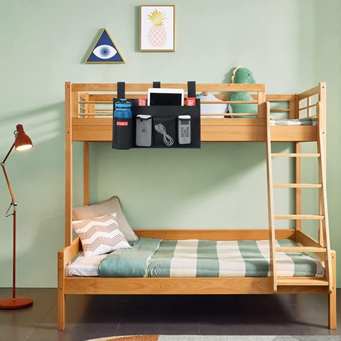 Hanging Bedside Caddy, Bedside Storage Organizer - Image 7