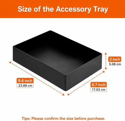 Amazon Basics Rectangular Plastic Desk Organizer - Image 3