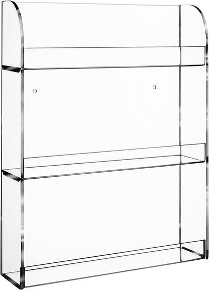 AMT Acrylic Nail Polish Racks for the Wall. CLEAR Nail Polish Display. by AMTSupply