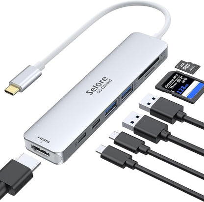 Selore&S-Global USB C Hub HDMI Adapter by SeloreS-Global