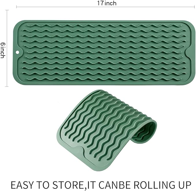 Silicone Dish Drying Mat for Multiple Usage, Easy clean, Eco-friendly, - Image 2