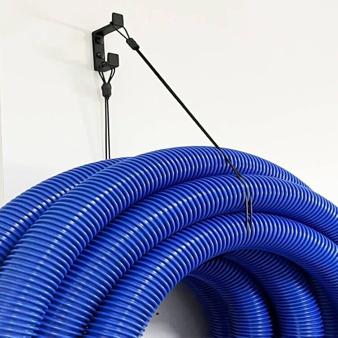 Heavy Duty Wall-Mounted Metal Hose Bracket, Pool & Garden Hose Organizer - Image 5