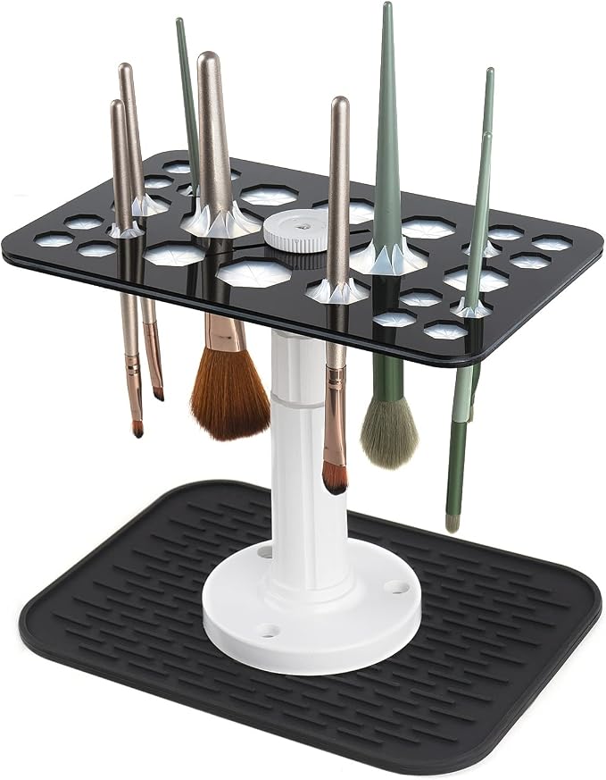 Makeup Brushes Drying Rack by DODAMOUR