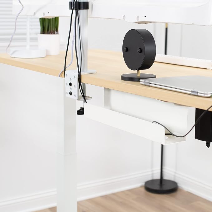 VIVO Under Desk 42 cm Cable Management Tray, Power Strip Holder, Cord Organizer - Image 7