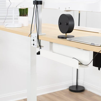 VIVO Under Desk 42 cm Cable Management Tray, Power Strip Holder, Cord Organizer - Image 7