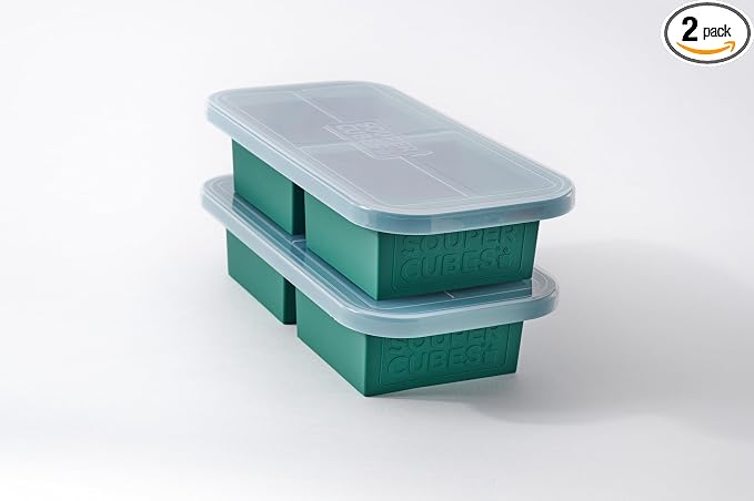 Souper Cubes 2 Cup Silicone Freezer Molds, Oven and Microwave Safe, Casseroles by SouperCubes%C2%AE