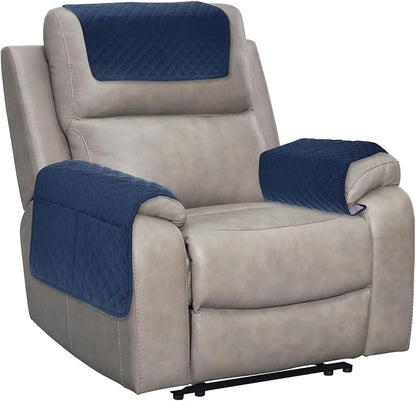 uxcell 3 PCS Armrest Covers, Couch Arm Cover Furniture Protect Slide Recliner by uxcell
