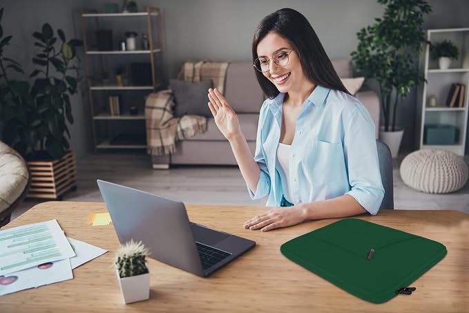 15.6 inch Laptop Case, Shockproof Protective Computer Carrying Cover - Image 6