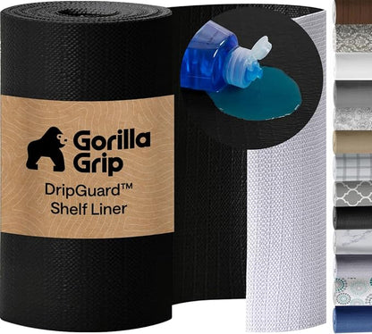GORILLA GRIP DripGuard Shelf Liner, Non-Adhesive Drawer and Kitchen Cabinet by Unknown