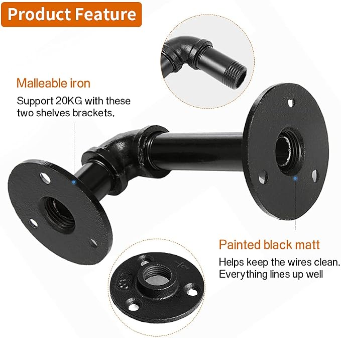 Janyang Industrial Pipe Shelf Brackets - Image 3